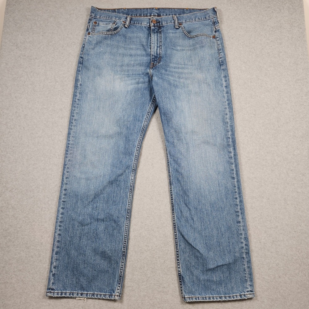 Levis Jeans 38x32 Blue 569 Loose Straight Wide Leg Baggy Fade Street Skater - Picture 1 of 14